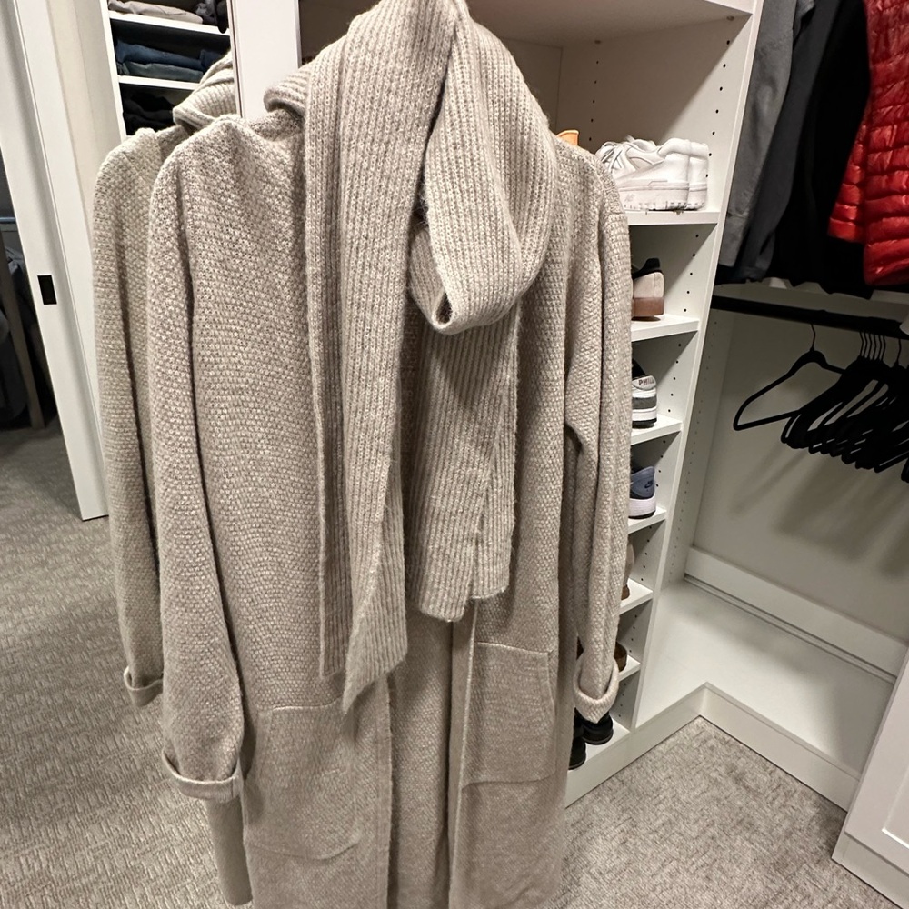 Lovestitch Textured Beige Knit Sweater